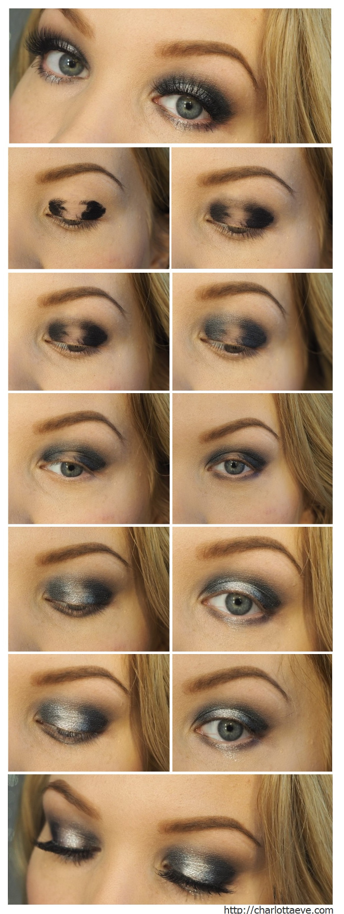 black silver halo eye pictorial