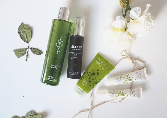 madara and dermosil skincare products