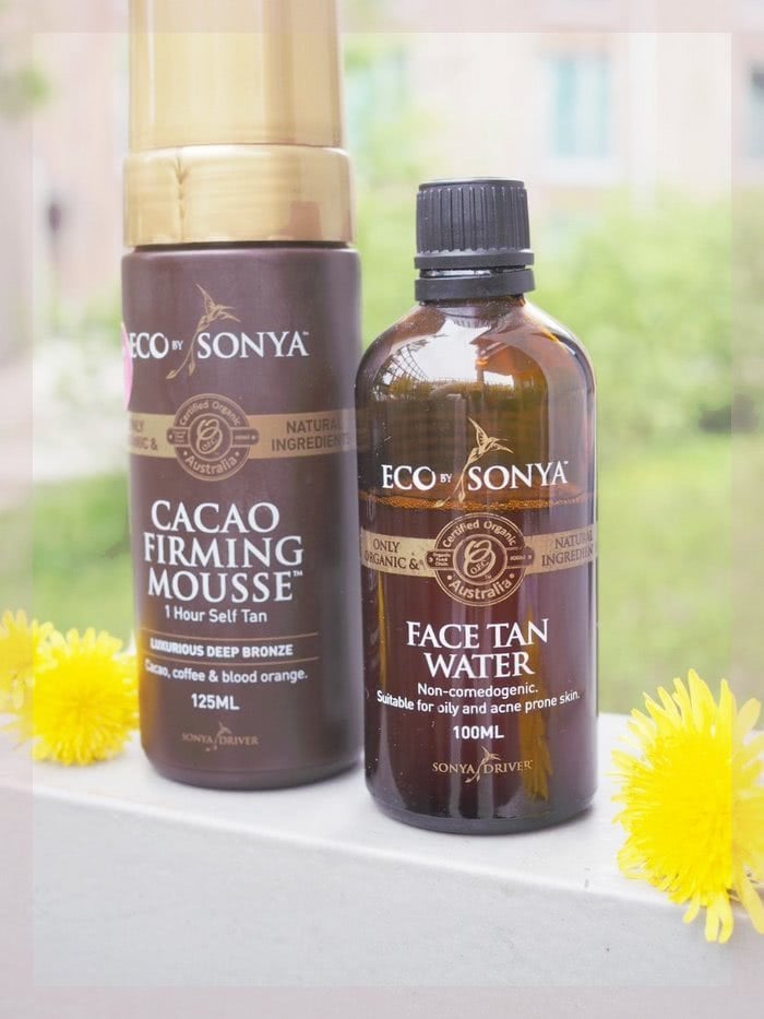 Eco By Sonya Firming Cacao Mousse and Face Tan Water Review