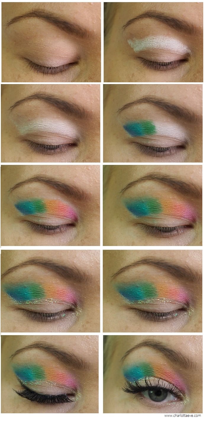 Rainbow Cut Crease 20 Tutorial Charlotta Eve Rainbow Cut Crease 20 Tutorial Charlotta Eve