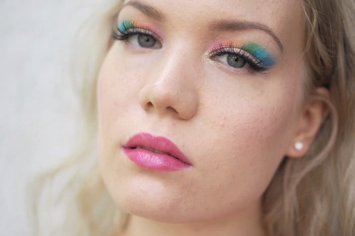 colorful makeup tutorial with pics