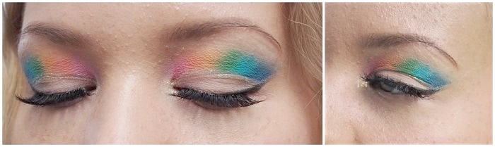 rainbow cut crease hooded eyes