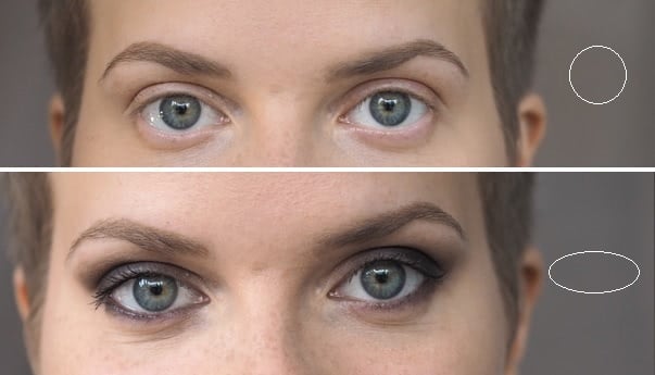 protruding eyes makeup