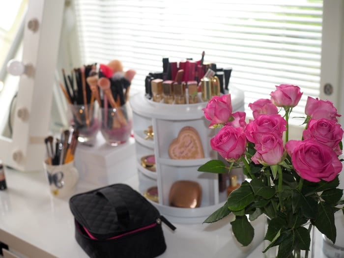 makeup organizing tips