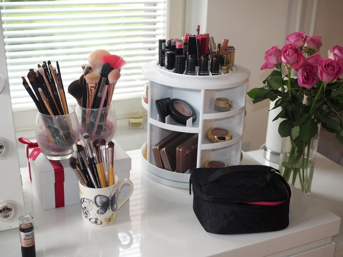 makeup organizing tips