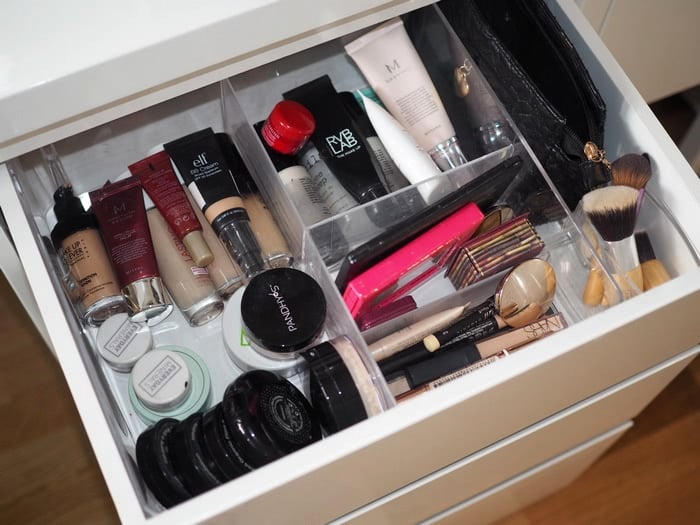 makeup collection how to organize them