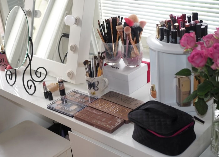 my vanity makeup table