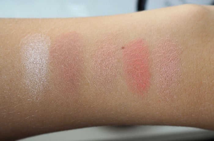 isadora blush & glow swatches