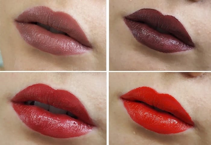 isadora liquid cream lipstick swatches