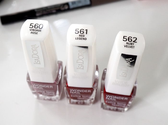 isadora wondernail nail polishes quick dry