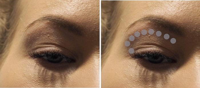 eyeshadow trick for hooded deep set eyes