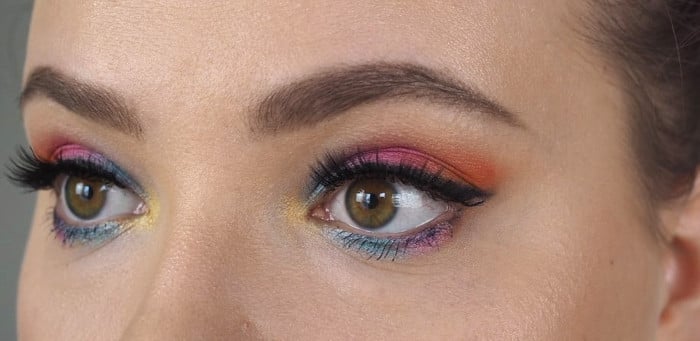 colorful eye makeup