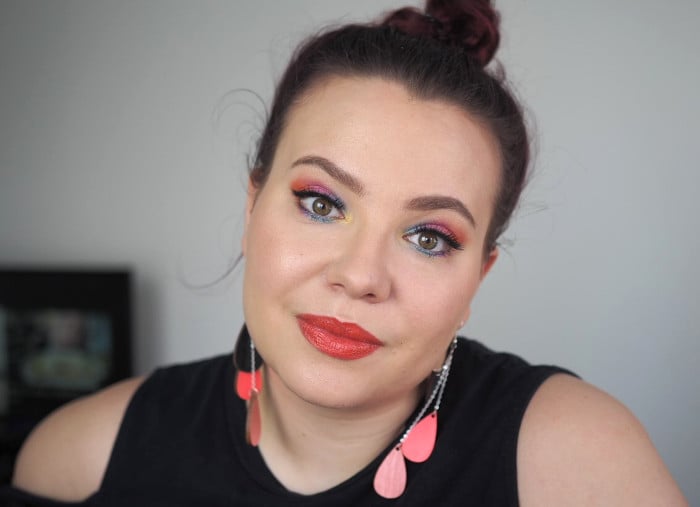 festival makeup colors tutorial