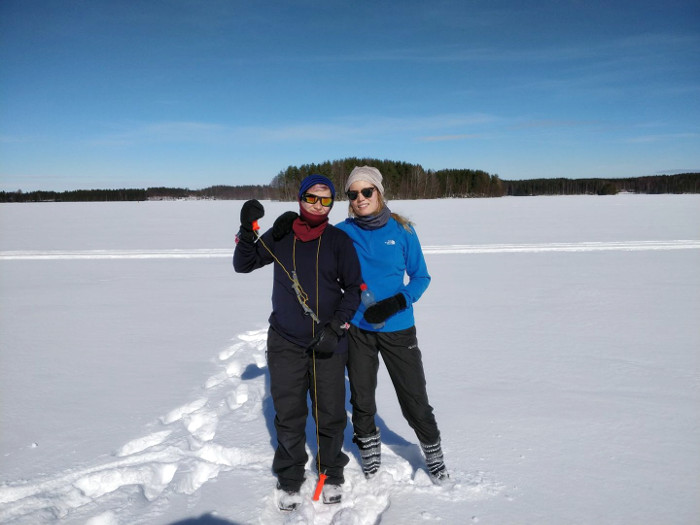 frozen lake