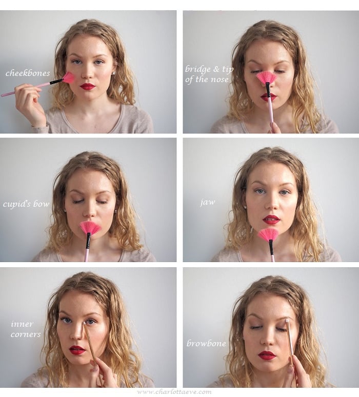 how to highlight your face tutorial