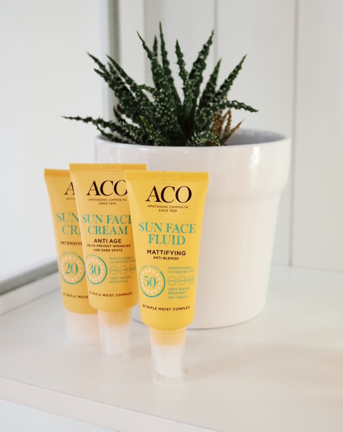 aco sun fluid mattifying