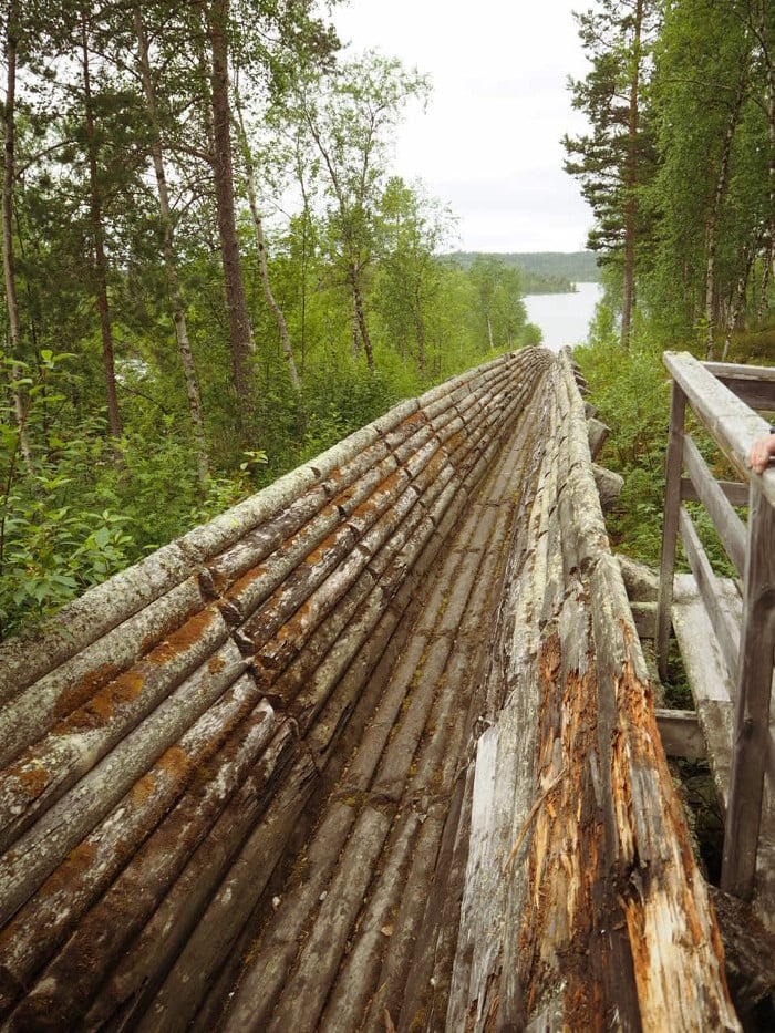 wood flume nellim