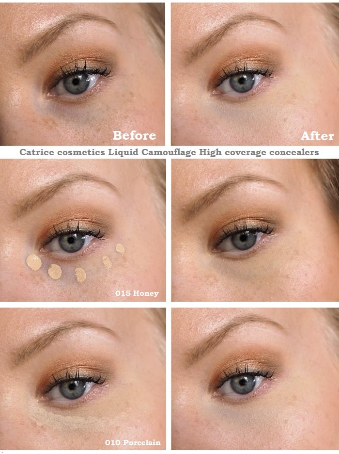 catrice concealers before after