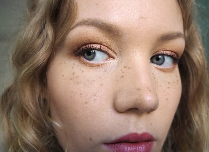 freckles with makeup