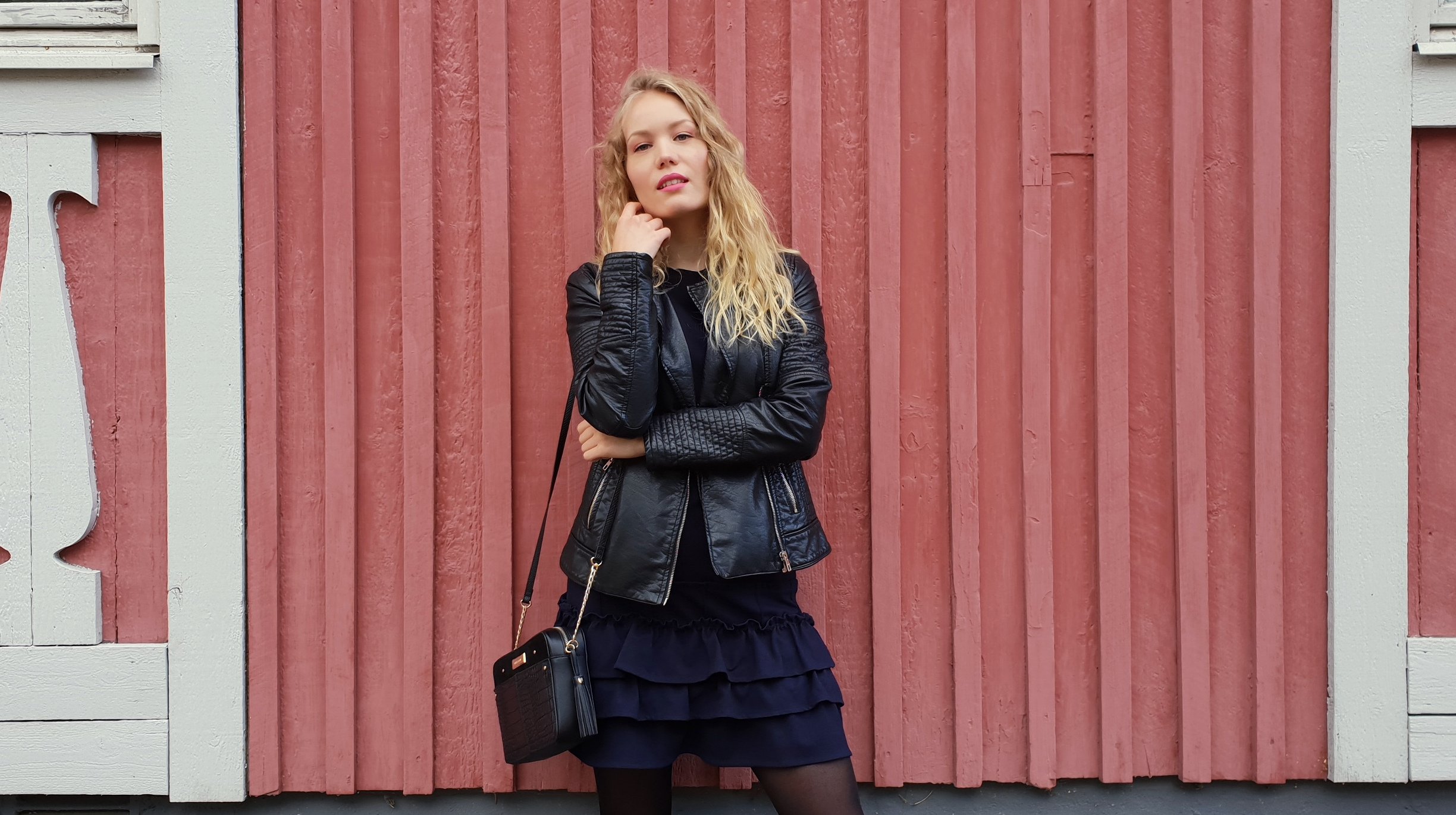 fake leather fall style