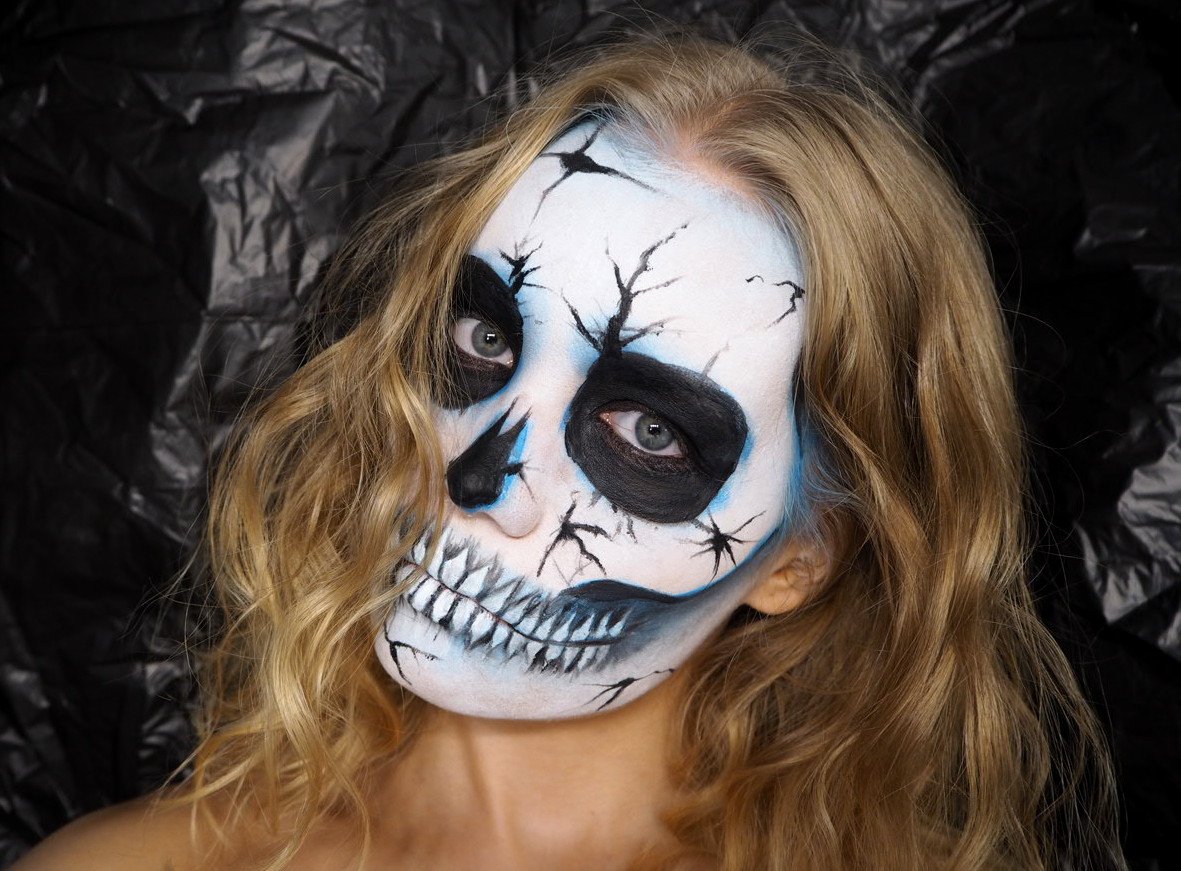 HALLOWEEN MAKEUP - MEXICAN SKULL (EASY) 