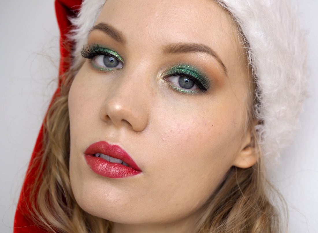 green gold makeup tutorial