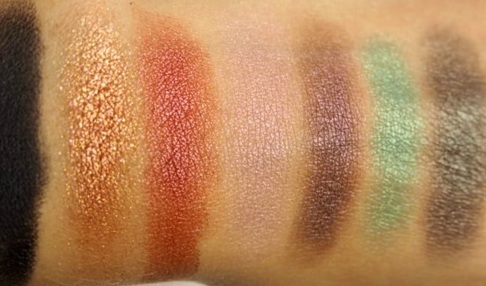 kicks eyeshadow palette swatches