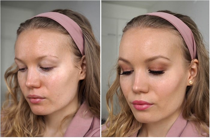 before and after makeup