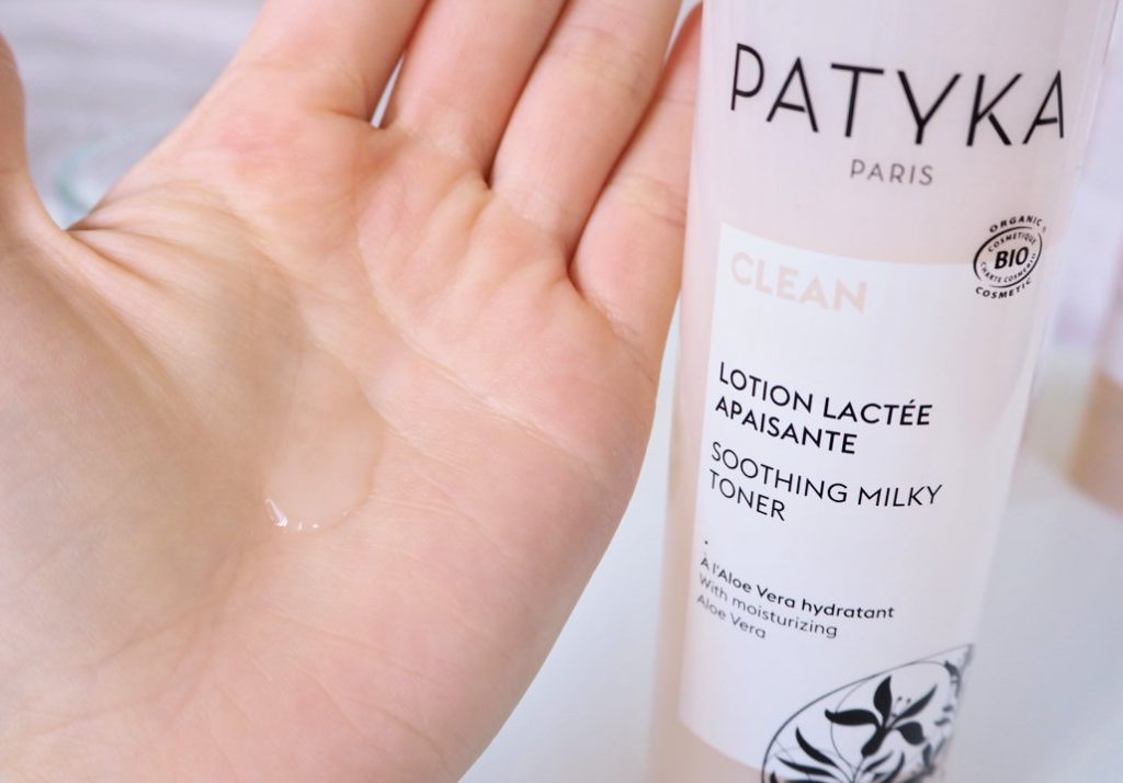 patyka clean soothing milky toner consistency