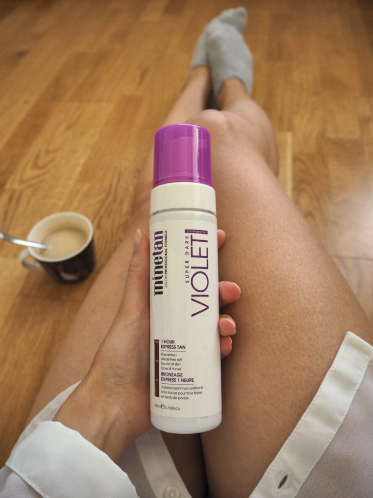 minetan violet self tan 1 hour tan