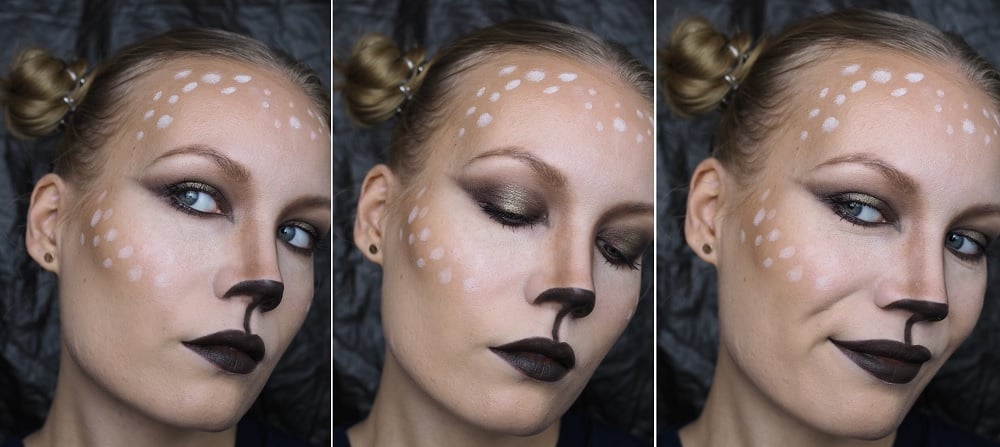 Halloween Costume Makeup: Easy Deer Makeup Tutorial