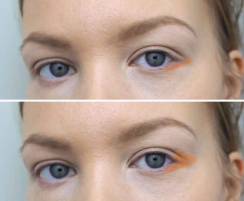 How To Makeup For Downturned Eyes