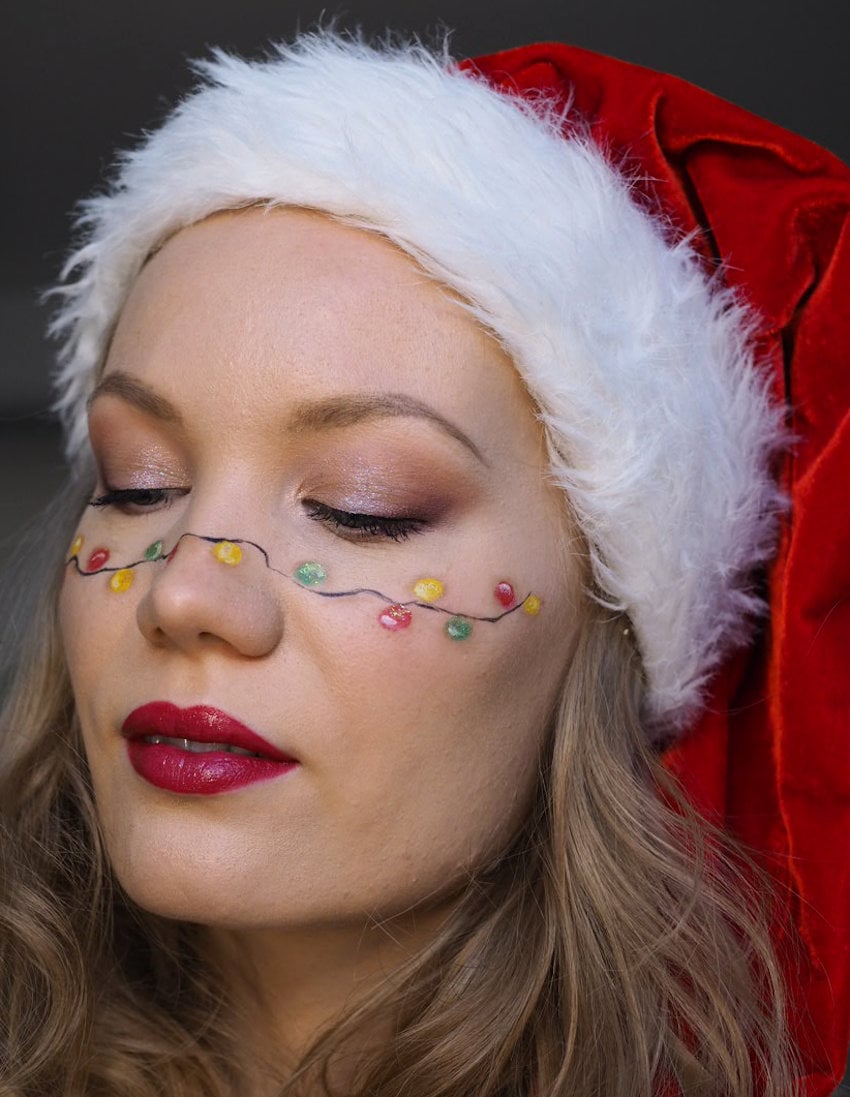 Adskille spin Original Christmas lights makeup - Charlotta Eve