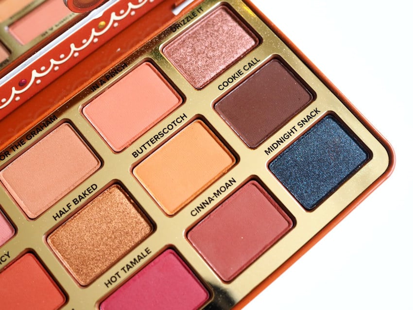 Too Faced Gingerbread Extra Spicy Palette - swatches & makeup looks.