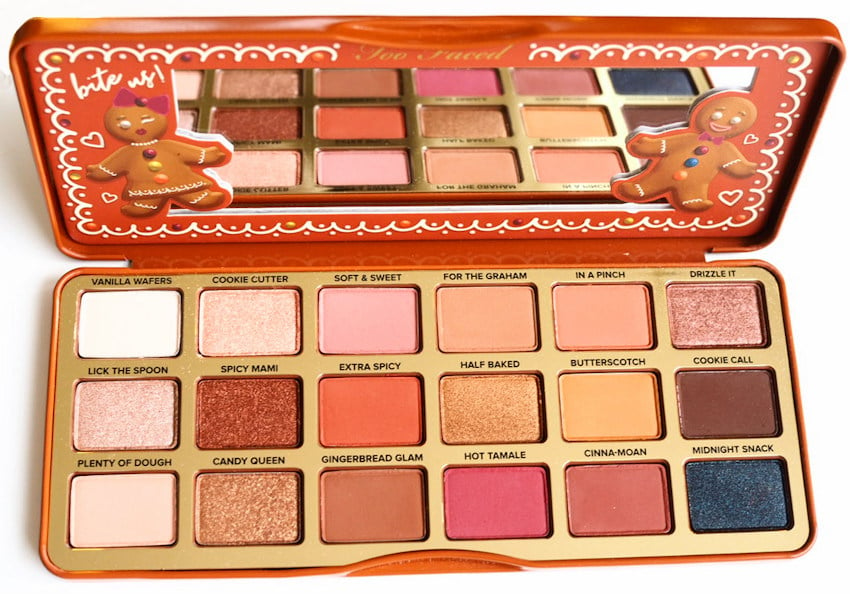 Too Faced Gingerbread Extra Spicy Palette & makeup looks - Charlott...