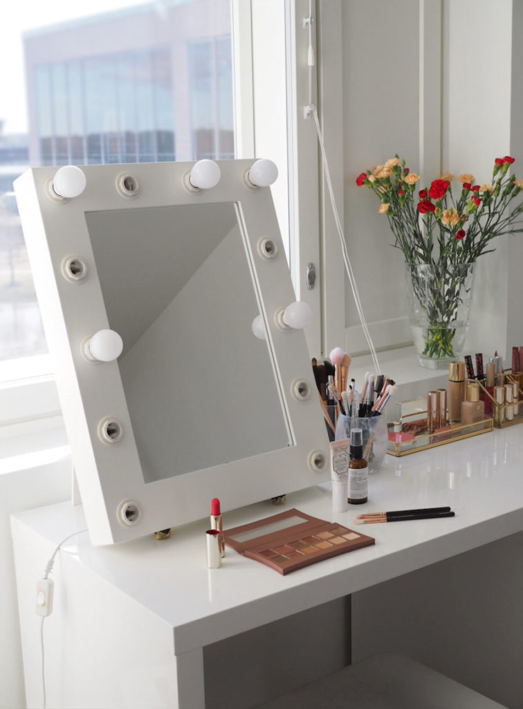 How I decorate and organize my makeup vanity Charlotta Eve
