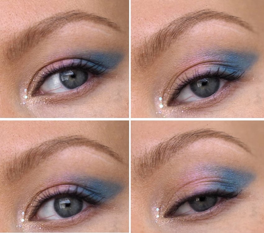 Blue Eyeshadow Palette Tutorial Makeupview Co