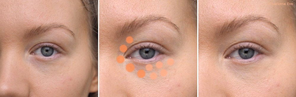 where to apply concealer dark circles