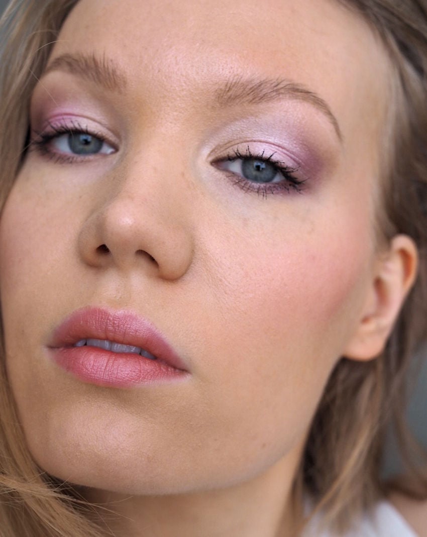 Pink and purple eye shadow store