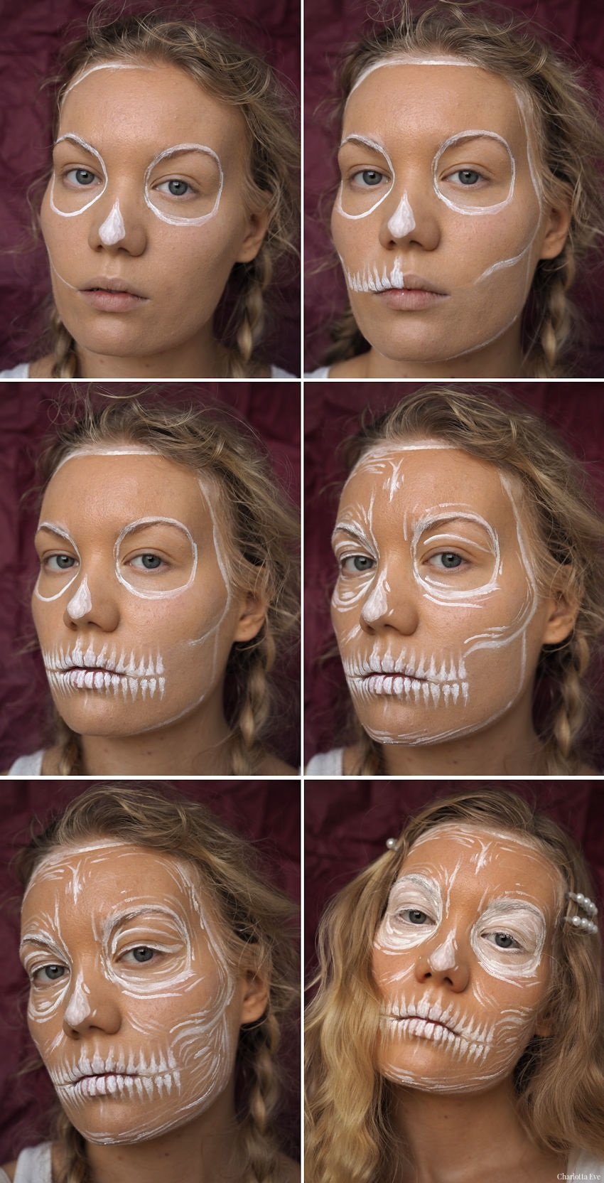 Draft Skull Easy Makeup